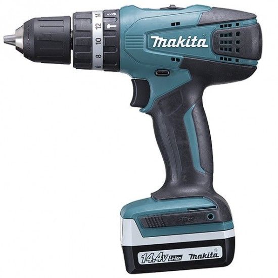 Aparafusadora c/percusso 14,4V 30Nm 1,3Ah HP347DWE3 Makita