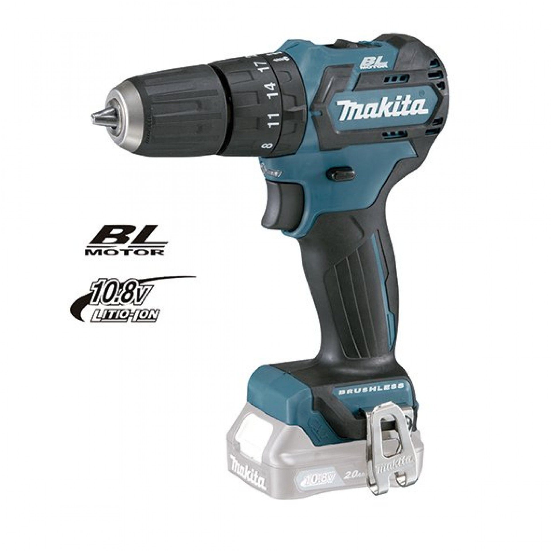 Aparafusadora c/percussão 10,8V CXT 35Nm HP332DZ Makita