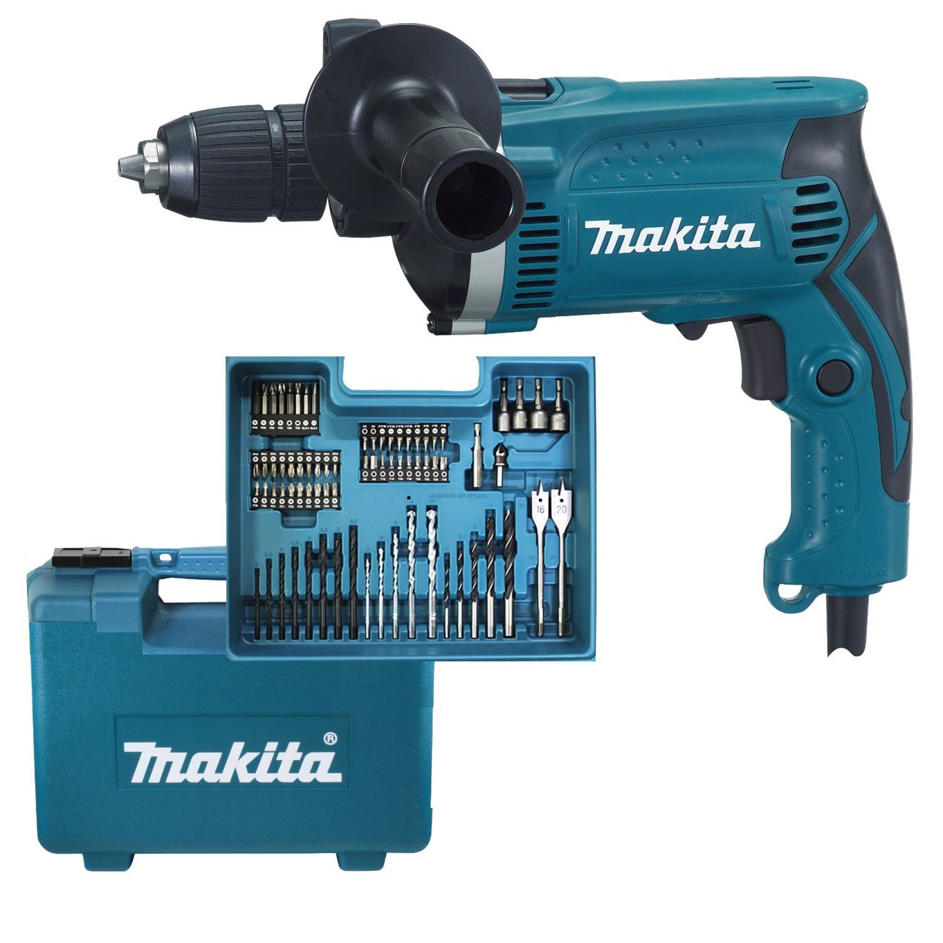 BERBEQUIM HP1631KX3 C/PERCUSSÃO E ACESSÓRIOS 710W MAKITA