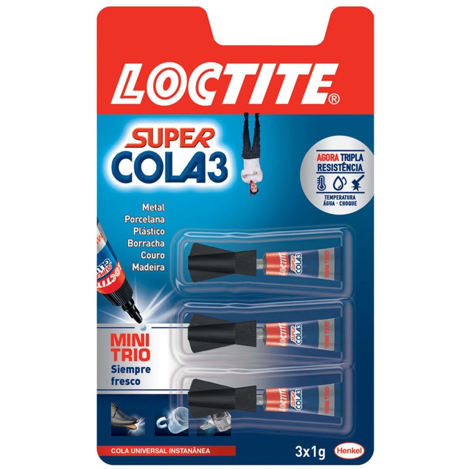 SUPER COLA 3 MINI TRIO 3x1g LOCTITE