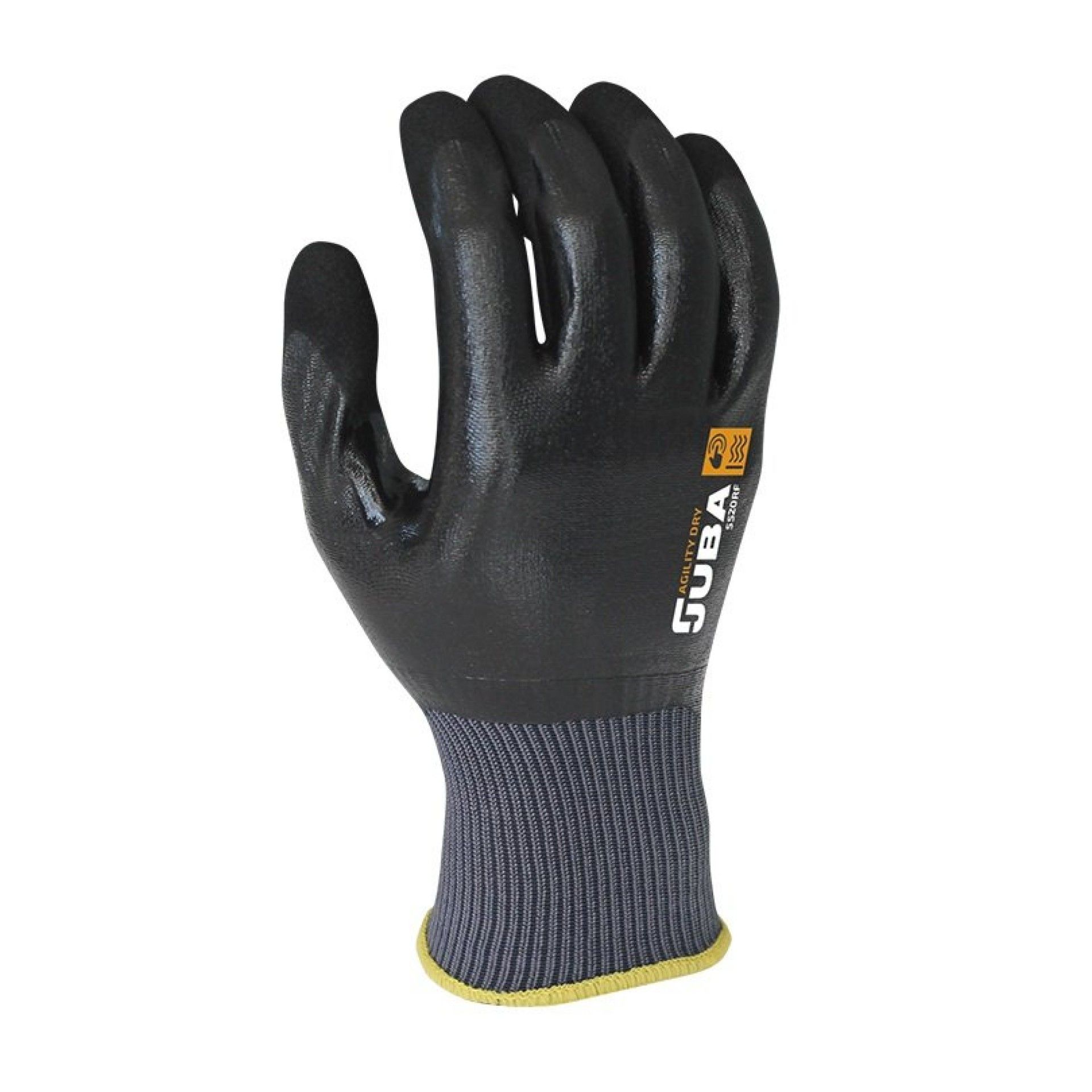 LUVA DUPLO REVESTIMENTO NYLON/NITRIL H5520RF JUBA