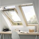 Janela de telhado manual basculante 78x140mm envernizada ref GGL3070MK08 Velux