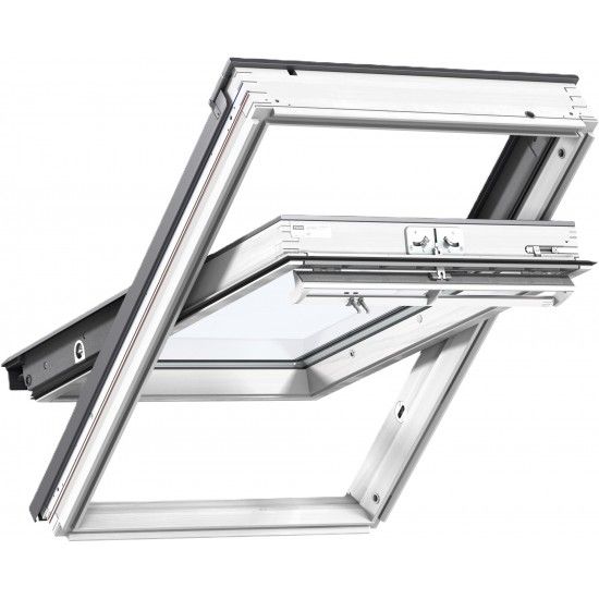 Janela de telhado manual basculante 47x98mm branca ref GGL2070BK04 Velux