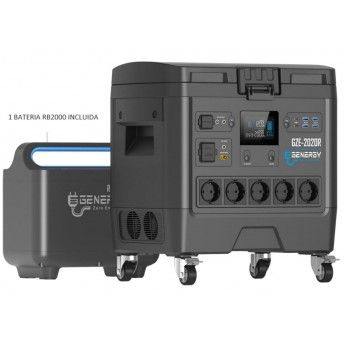 Estao energia Solar/12v/220  1953WH/2000W GZE-2020R (Bateria cambiavl) ref 31520 GENERGY