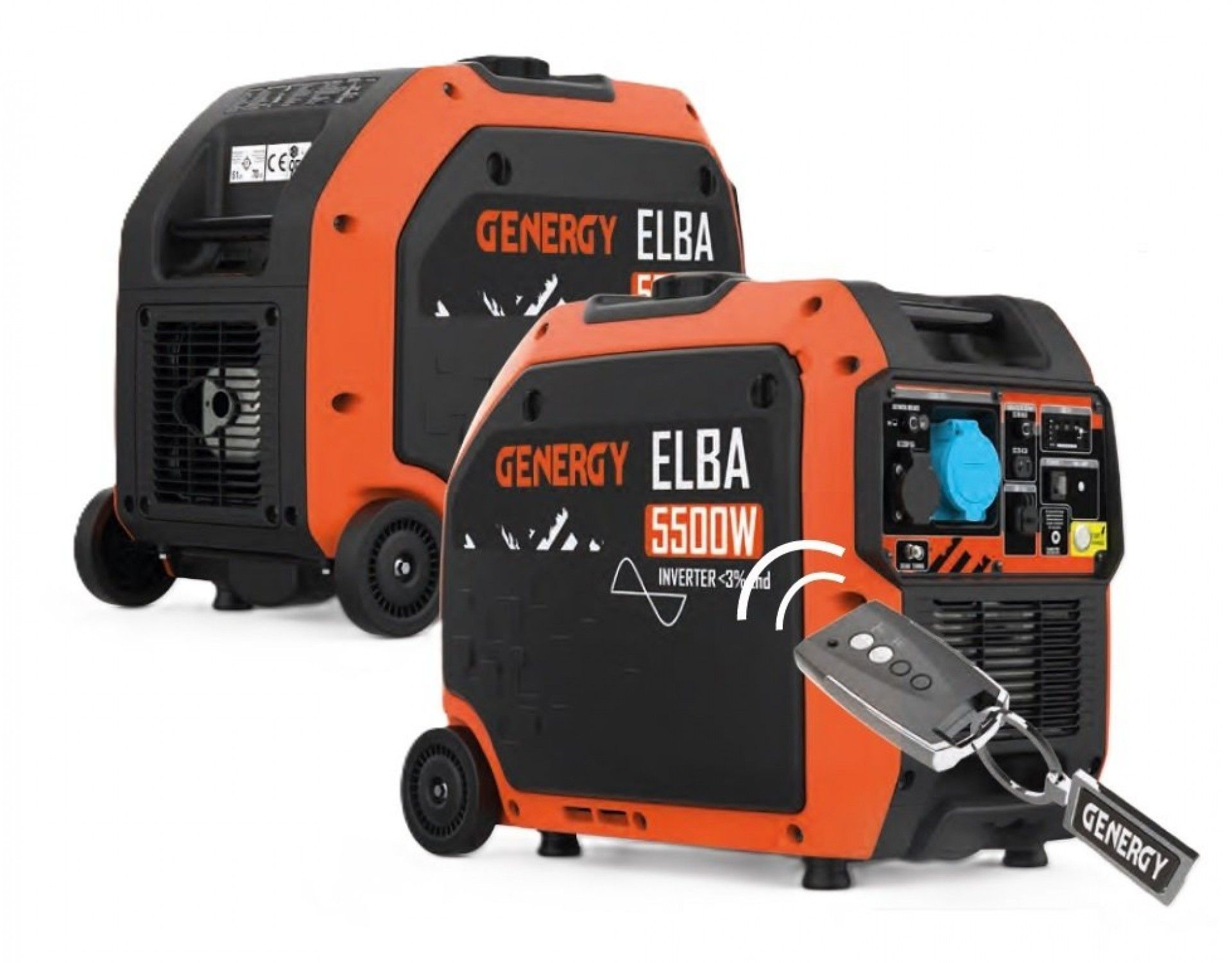 Gerador silencioso ELBA 5500W refª 13060 GENERGY