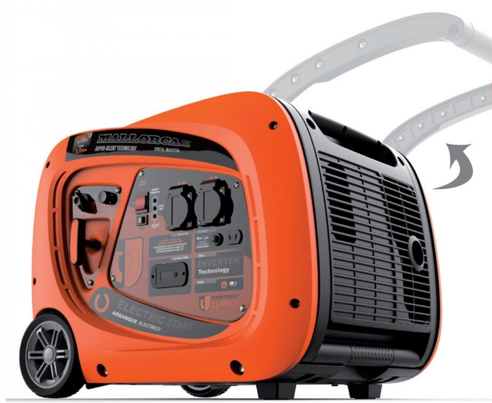 Gerador Inverter Silent MARLLOCA  3200W refª 13015 GENERGY