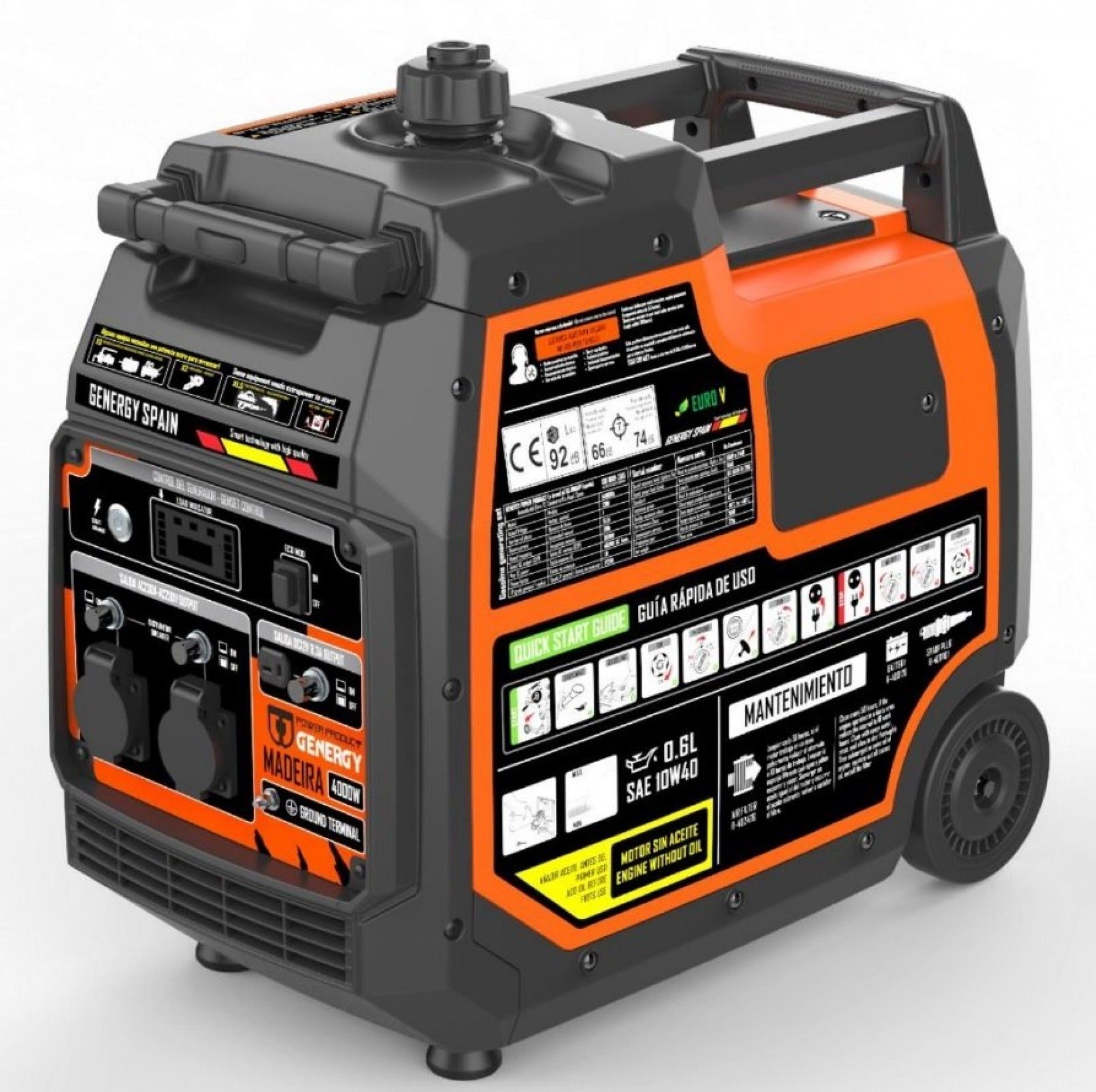 Gerador Inverter MADEIRA 4000W refª 13022 GENERGY