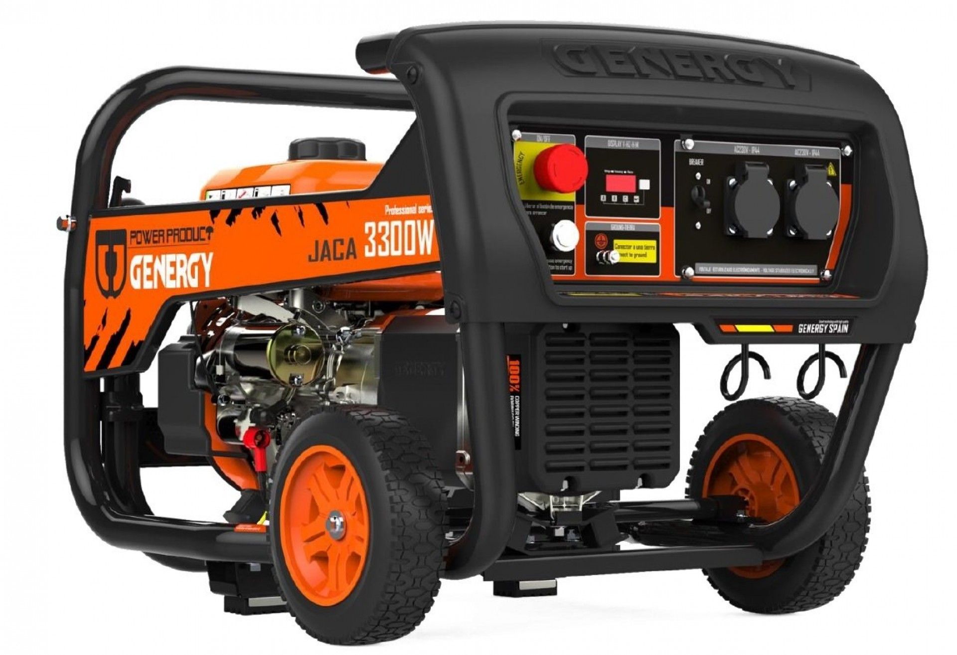 Gerador Monofásico PRO JACA 3300W refª 11010 GENERGY