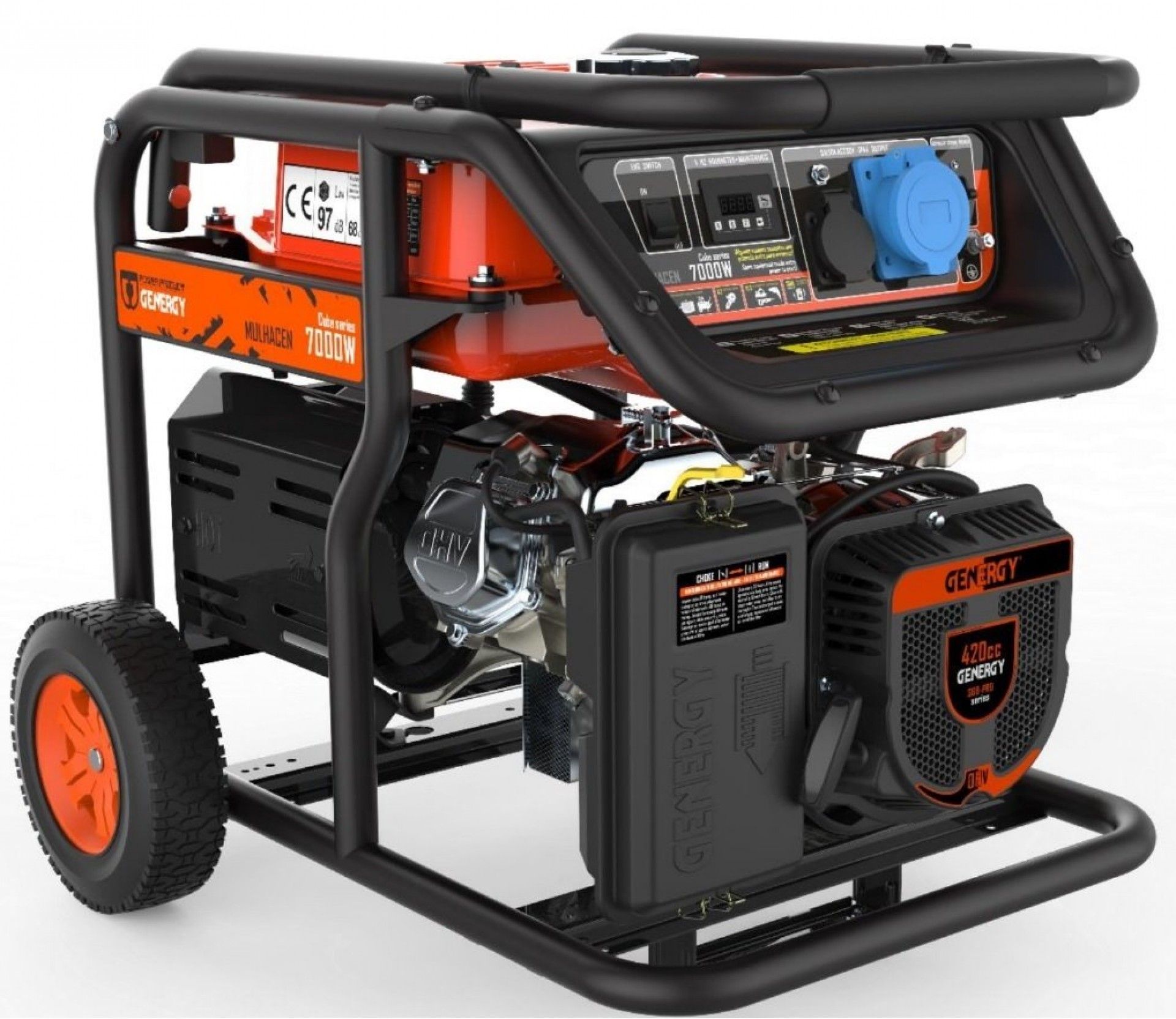 Gerador Monofásico CUBE MULHACEN 7000W refª 10025 GENERGY