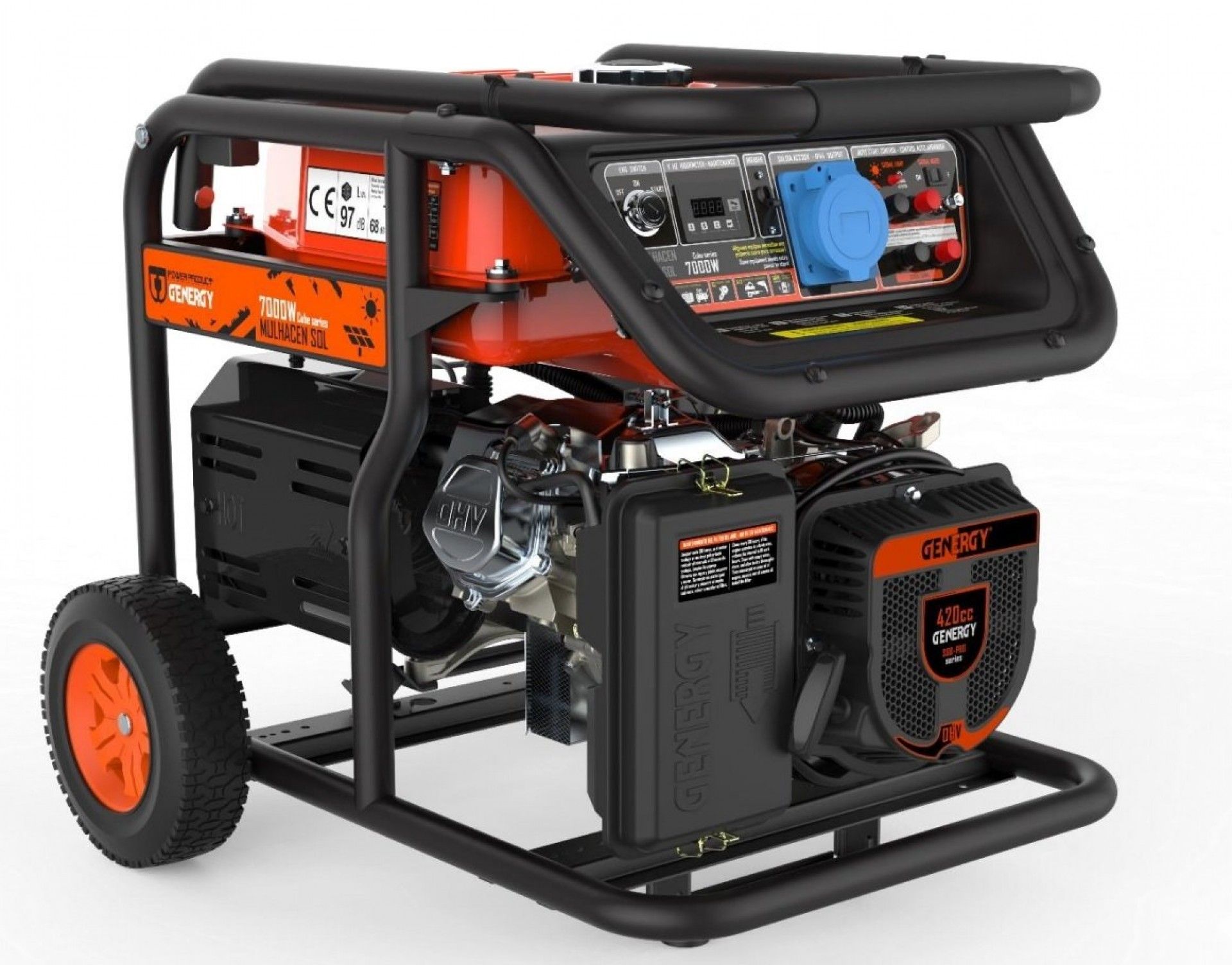 Gerador Monofásico CUBE MULHACEN SOL 7000W refª 10030 GENERGY