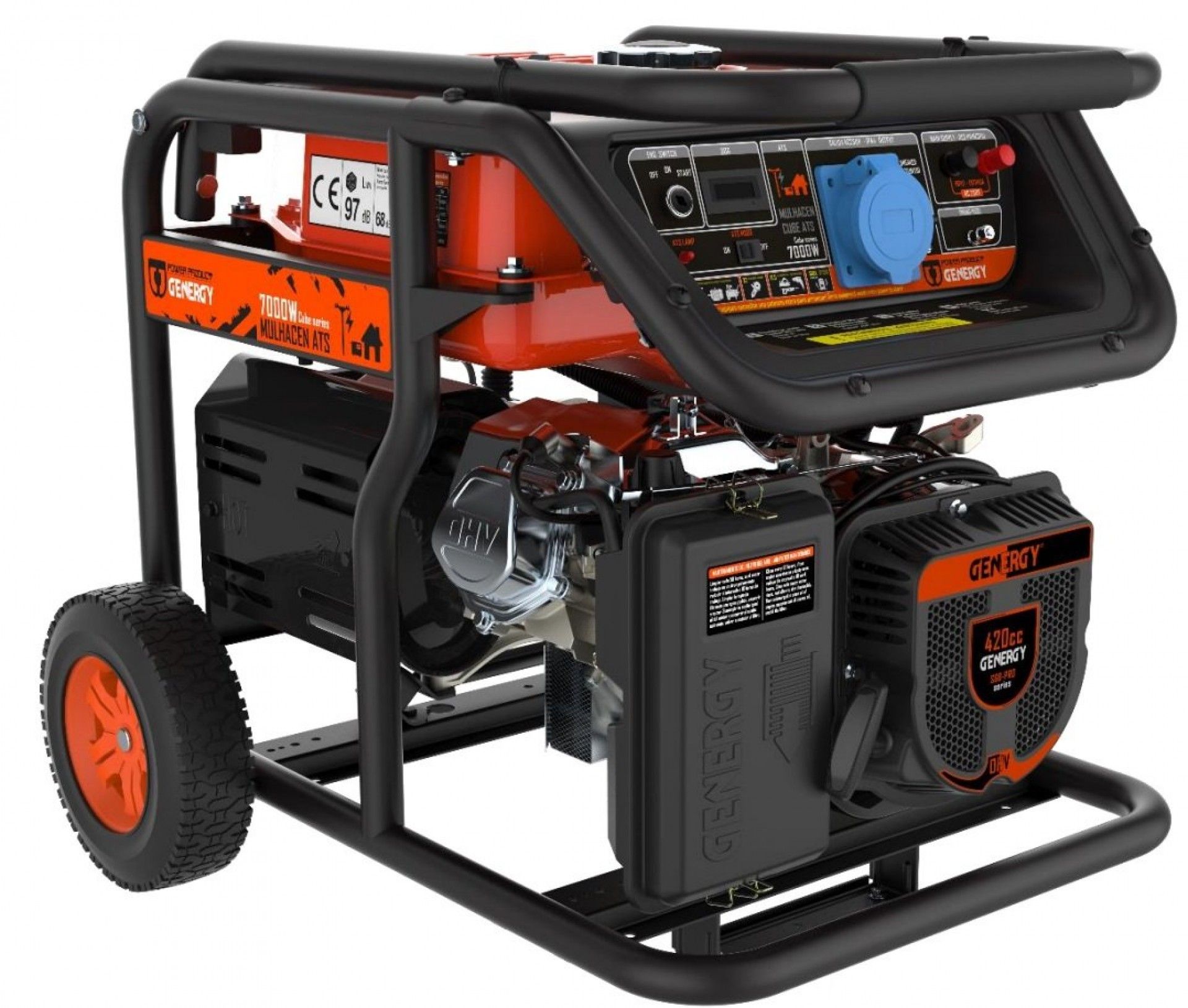 Gerador Monofásico CUBE MULHACEN ATS 7000W refª 10035 GENERGY