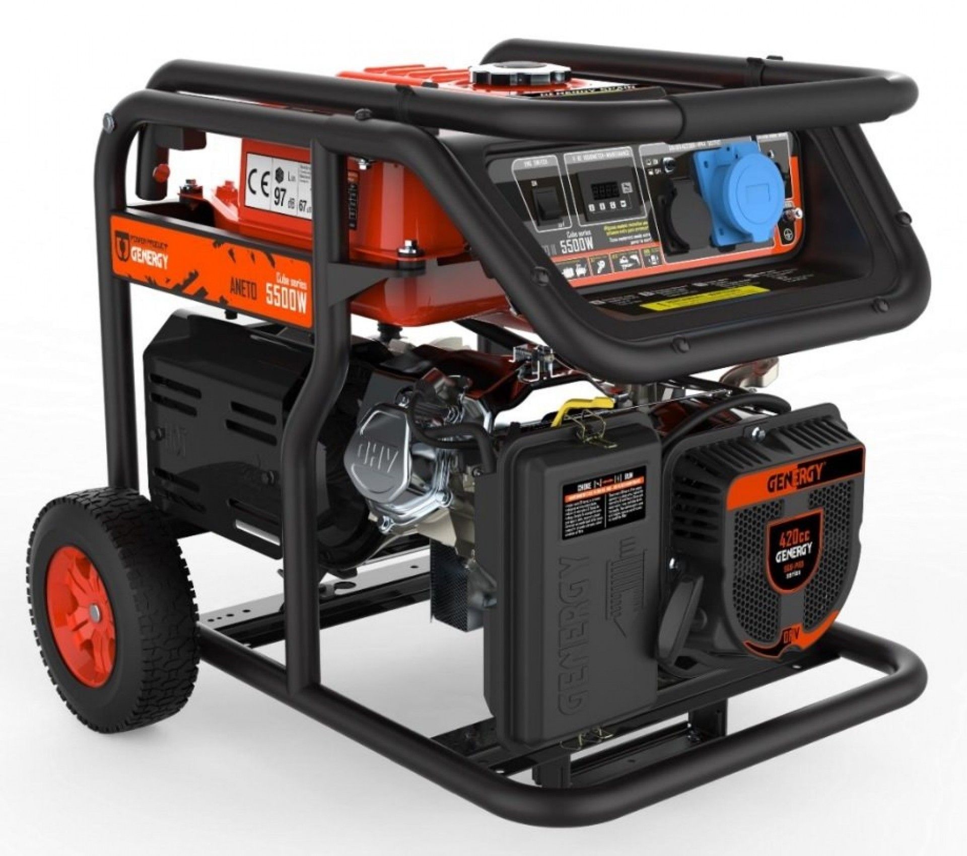 Gerador Monofásico CUBE ANETO 5500W refª 10020 GENERGY