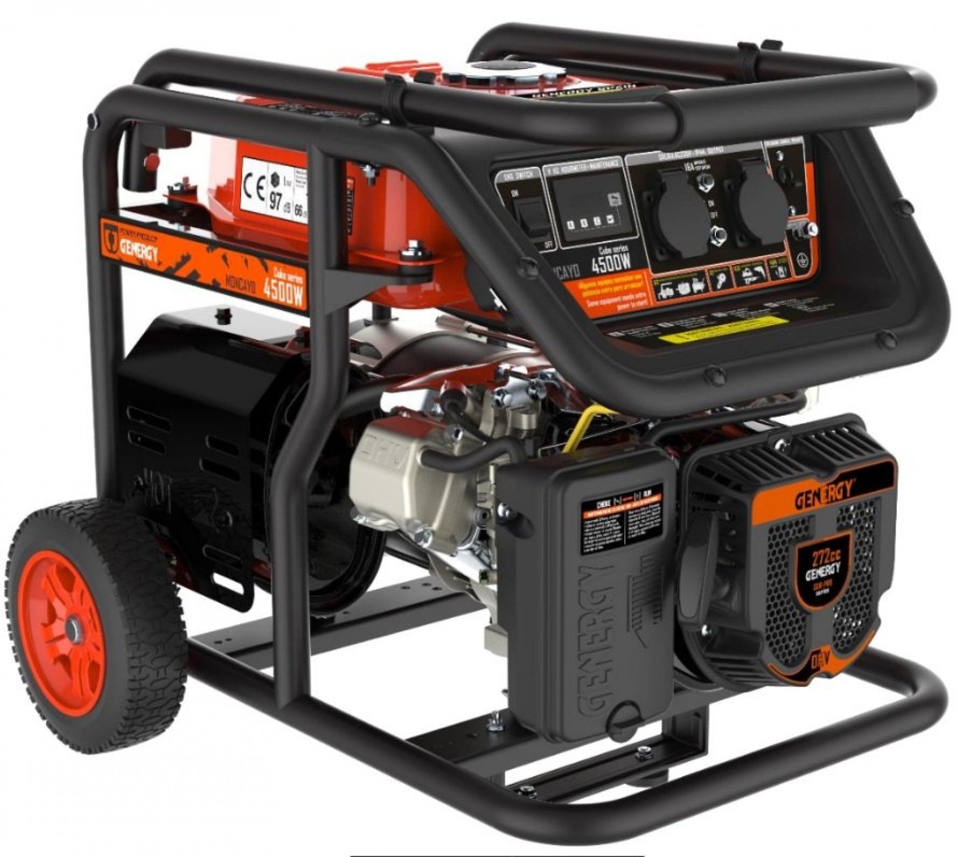 Gerador Monofásico CUBE MONCAYO 4500W refª 10015 GENERGY