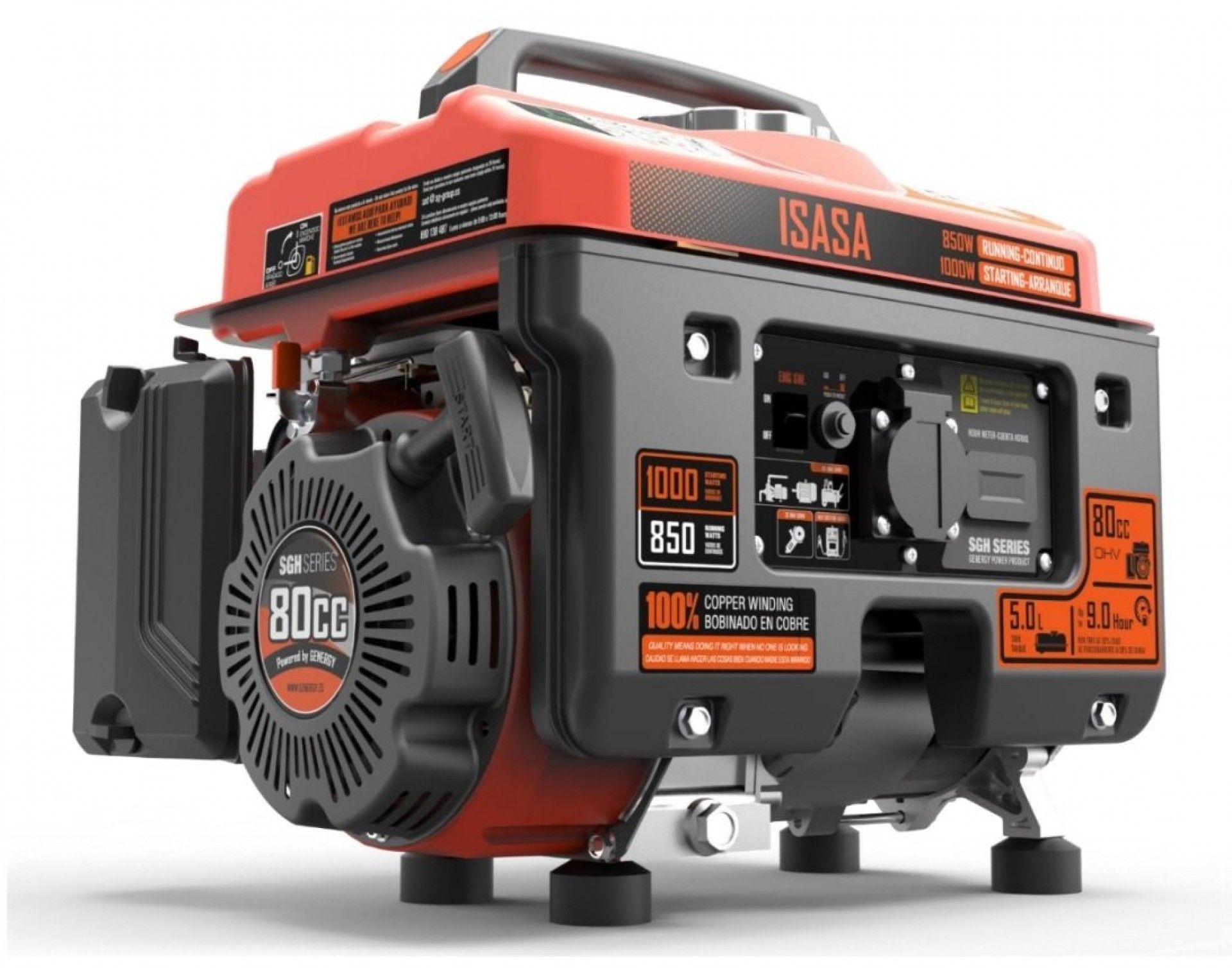 Gerador Monofásico ISASA 1000W refª 10001 GENERGY