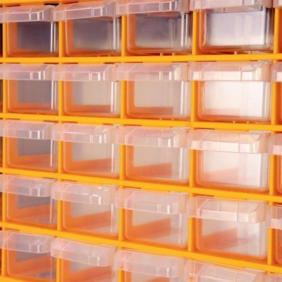 Organizador Monobloco 39 Gavetas 475 x 381 x 157mm ref FOM39G FLUX