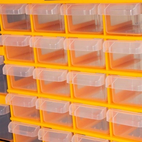 Organizador Monobloco 26 Gavetas 497 x 250 x 157mm ref FOM26G FLUX