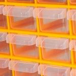 Organizador Monobloco 26 Gavetas 497 x 250 x 157mm ref FOM26G FLUX