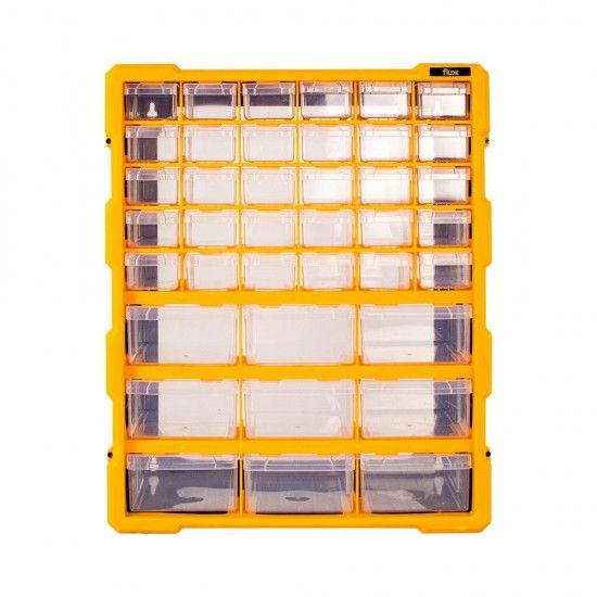 Organizador Monobloco 39 Gavetas 475 x 381 x 157mm ref FOM39G FLUX