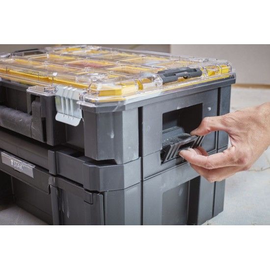 Organizador com tampa transparente PRO-STACK FatMax ref.FMST82967-1 STANLEY