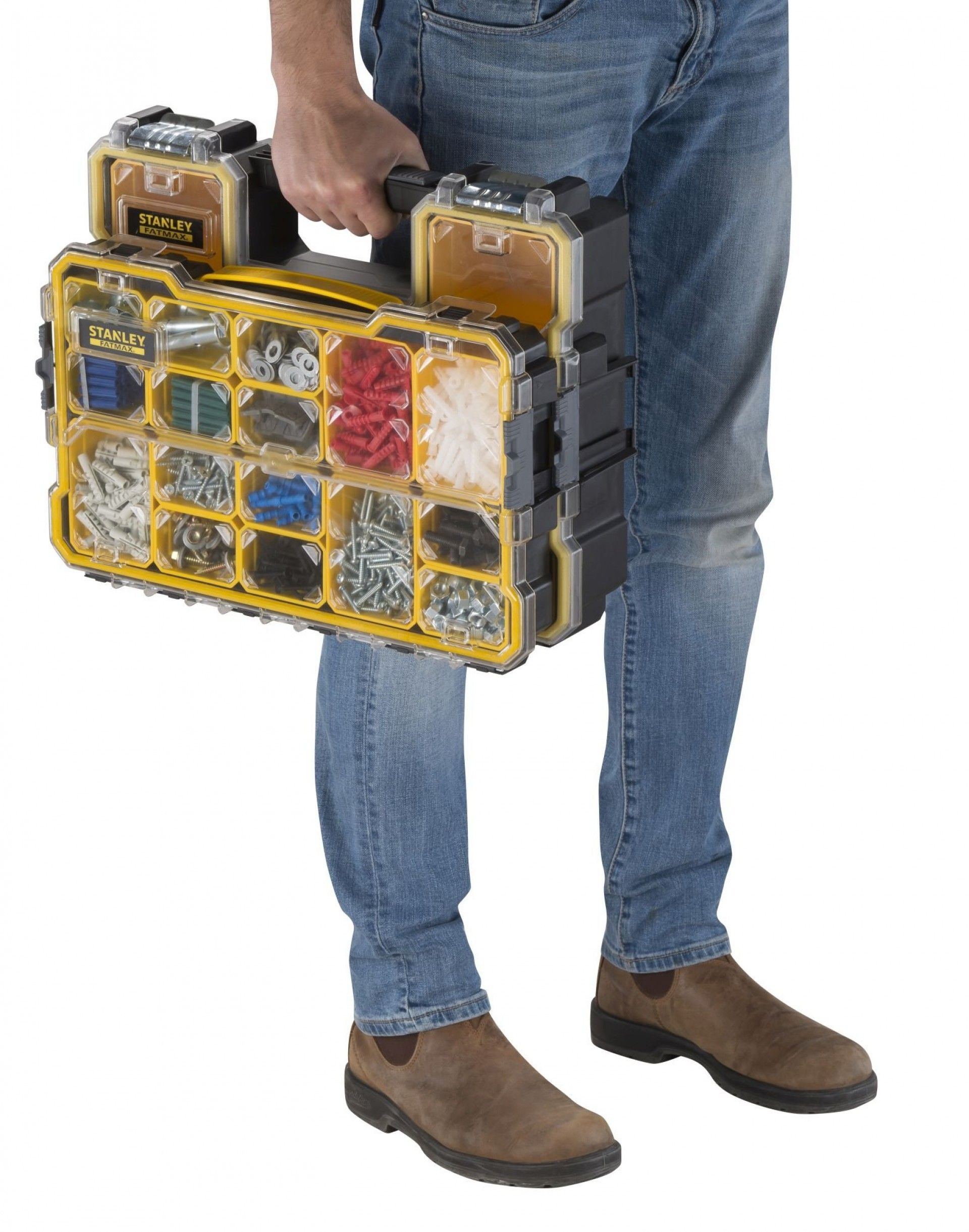 Organizador 2/3 tampa transparente refª FMST1-75779 STANLEY