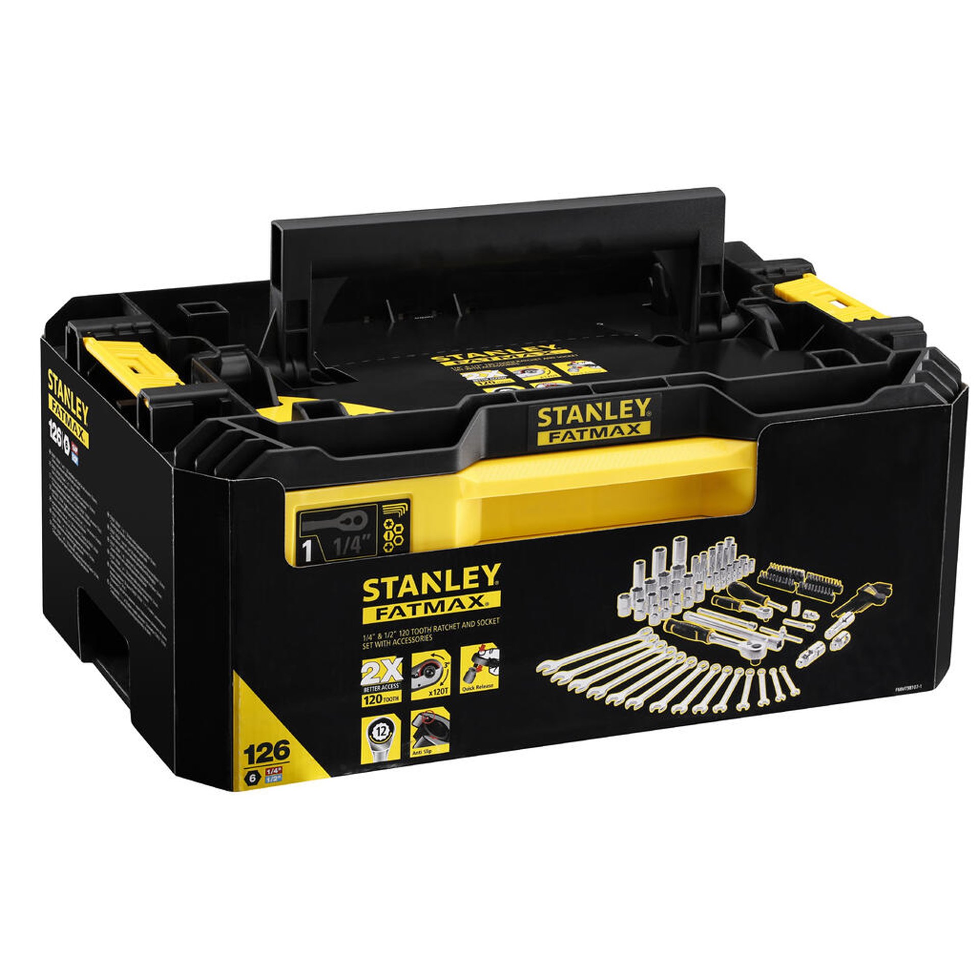 MALA C/3 GAVETAS 126 FERRAMENTAS FMMT98107-1 STANLEY