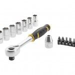 Jogo de roquete 1/2" 120 dentes + pontas ref FMMT82681-0 STANLEY