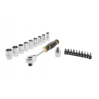 Jogo de roquete 1/2" 120 dentes + pontas ref FMMT82681-0 STANLEY