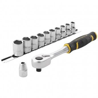 Jogo de roquete 3/8" 120 dentes + pontas ref FMMT82680-0 STANLEY