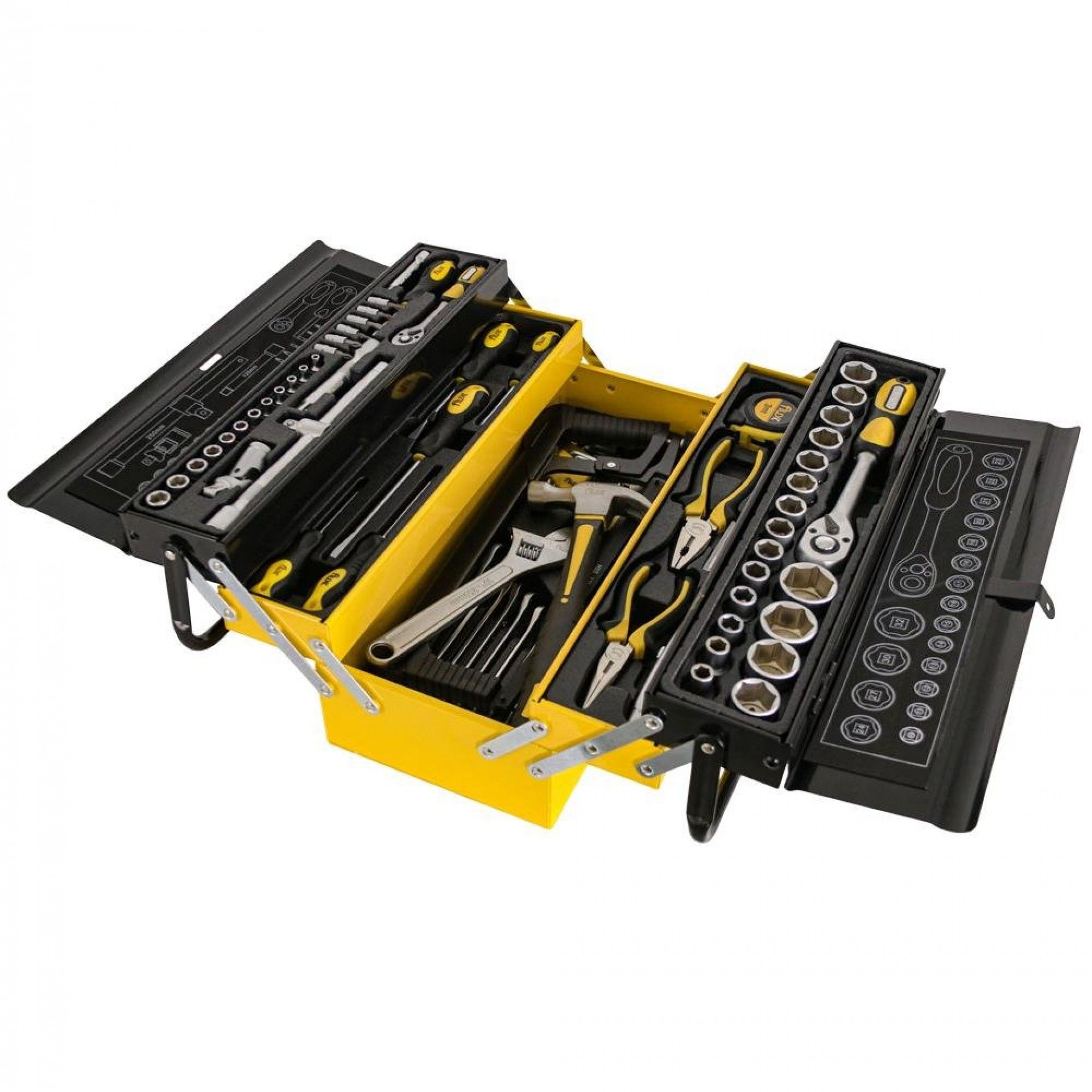 Mala Metálica com Ferramentas 88 peças refª FMMF88 FLUX