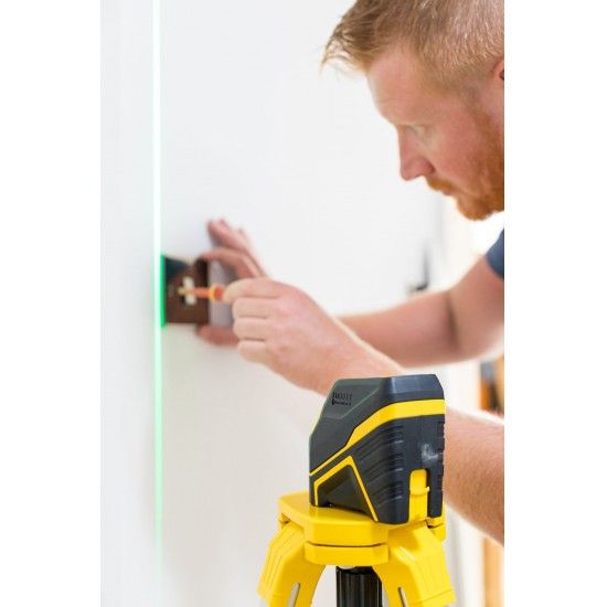 Nvel laser em cruz - VERDE.Pilhas alcalinas ref FMHT77586-1 STANLEY