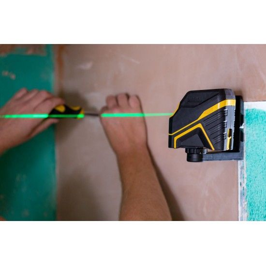 Nvel laser em cruz - VERDE.Pilhas alcalinas ref FMHT77586-1 STANLEY