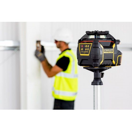 Nvel a laser rotativo 400m - Vermelho - Bateria de ltio recarregvel ref FMHT77449-1 STANLEY