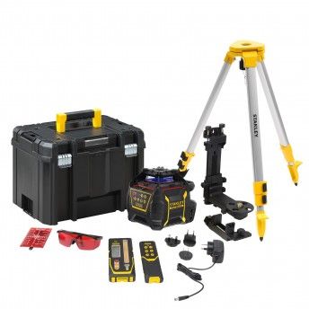 Nvel a laser rotativo 400m - Vermelho - Bateria de ltio recarregvel ref FMHT77449-1 STANLEY