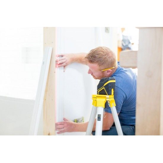 Nvel laser em cruz - VERMELHO.Pilhas alcalinas ref FMHT77585-1 STANLEY