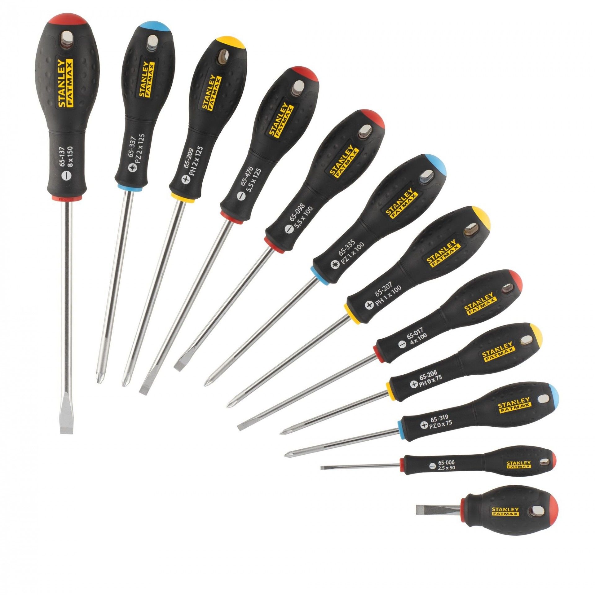 KIT CHAVES FENDAS, PH, PZ 12PÇ FMHT65426-0 STANLEY