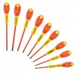 Kit chaves de fenda para eletricista isolado Flat/PZ/Phillips 10P FMHT62573-0 STANLEY