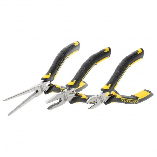 Conjunto mini-alicate FATMAX 3 peas (Universal, diagonal e a boca longa) ref FMHT0-80524 STANLEY