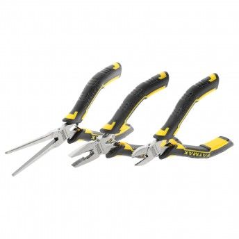 Conjunto mini-alicate FATMAX 3 peas (Universal, diagonal e a boca longa) ref FMHT0-80524 STANLEY