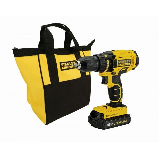 Aparafusadora 18V, mandril de 13mm com 22 + 1 posies, 2 velocidades 0 - 350/1.500 rpm, torque mxi