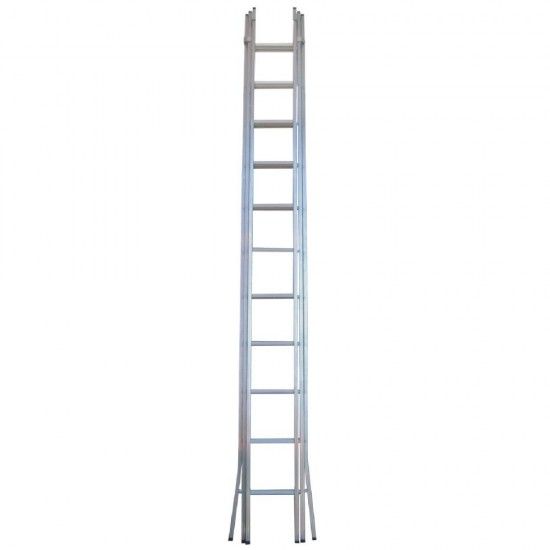 Escada Aluminio Tripla 4,00mt Pes Abertos ref FEAT400PA FLUX