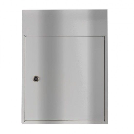 Caixa Correio Inox Entrada e Porta Frente n4 ref FCCIEPF FLUX