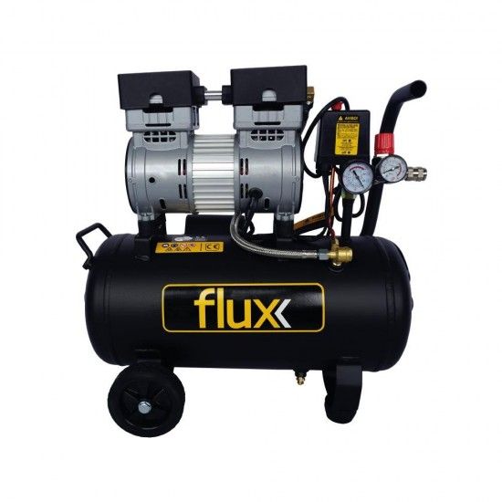 Compressor Ar Silencioso 24Lts 1,0HP ref FCAS241 FLUX