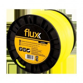 Bobine Fio Nylon Quadrado 4,0mm 566mt  ref FBFNQ40566 FLUX