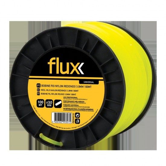 Bobine Fio Nylon 3,0mm 1000mt refª FBFN301000 FLUX Bobine Fio Nylon 3,0mm 1000mt refª FBFN301000 FLUX