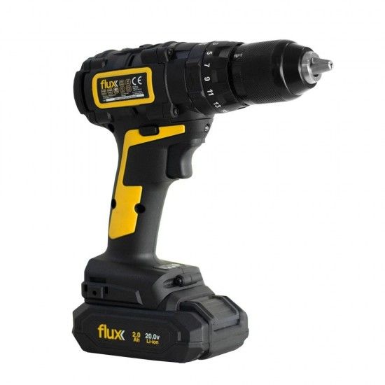 Aparafusadora Sem Fios 20V Exock 2x2,0Ah e carregador refª FASF20220L FLUX Aparafusadora Sem Fios 20V Exock 2x2,0Ah e carregador refª FASF20220L FLUX