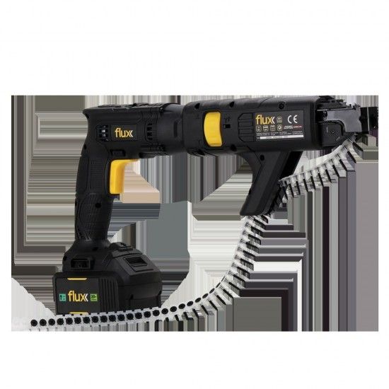 Aparafusadora Gesso Sem Fios 20V Li Exock+Adaptador ref FAGC20LE FLUX