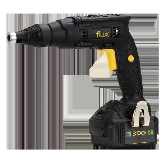 Aparafusadora Gesso Sem Fios 20V Li Exock+Adaptador ref FAGC20LE FLUX