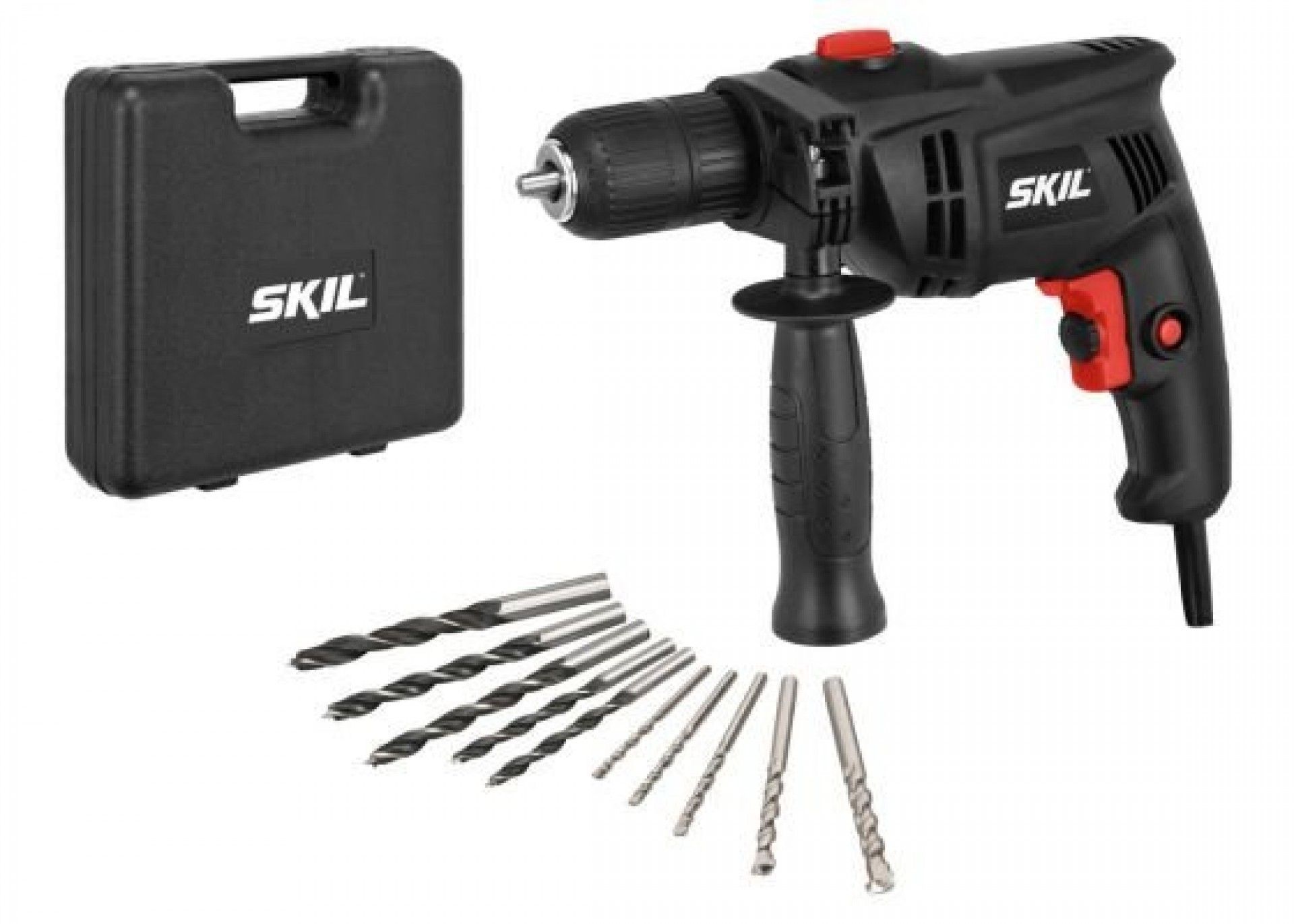 Berbequim com percussão + Mala+ACC F0151020AD SKIL