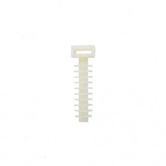 Bucha para abraadeira branca n8 25 unidades/blister embalada ref E48183 EDM