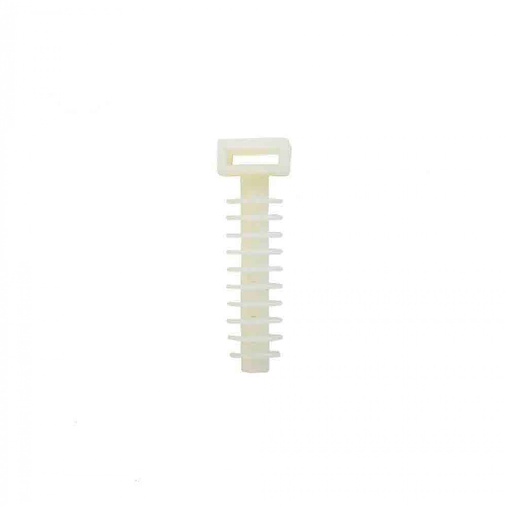Bucha para abraçadeira branca n°8 25 unidades/blister embalada refª E48183 EDM